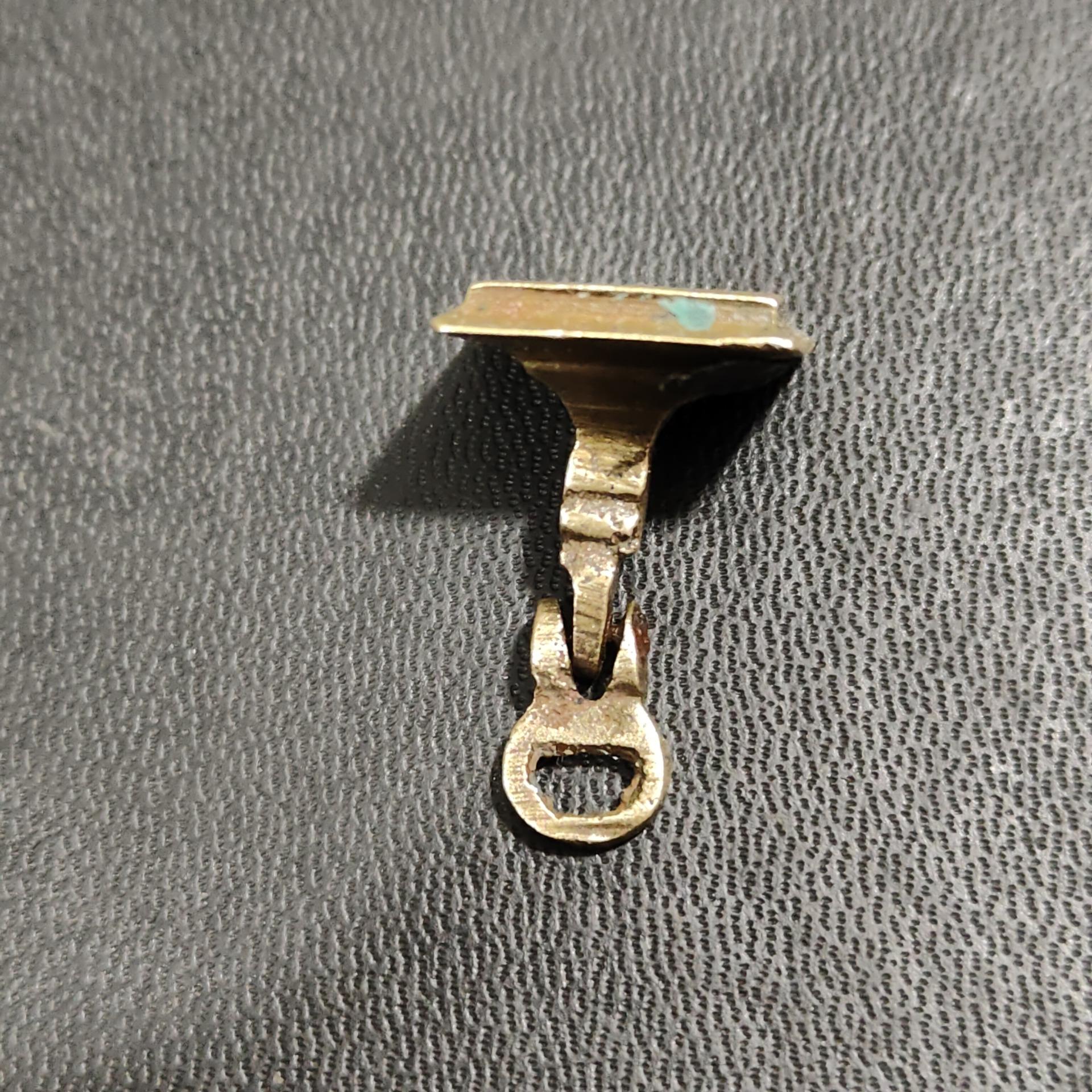 مهربرنجی مدبر دار قاجاری