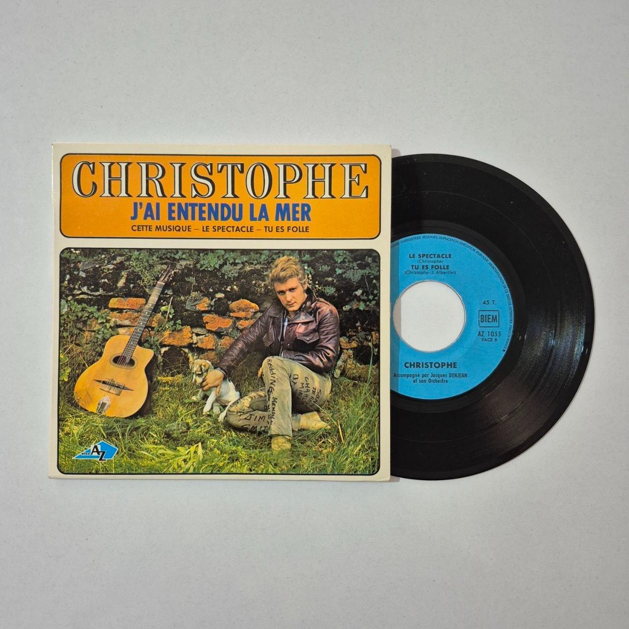 صفحه گرام 45 دور christophe