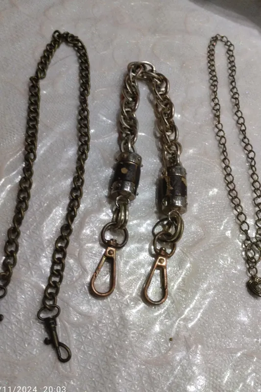 زنجیر سه عدد سه سایز طبق عکس ها 40سانتی