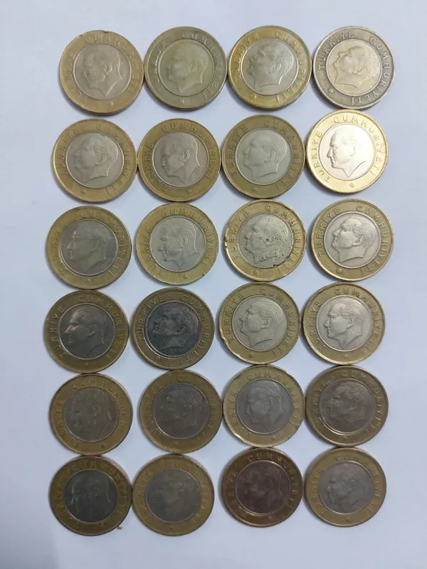 67 عدد سکه ترکیه (فروش یکجا)