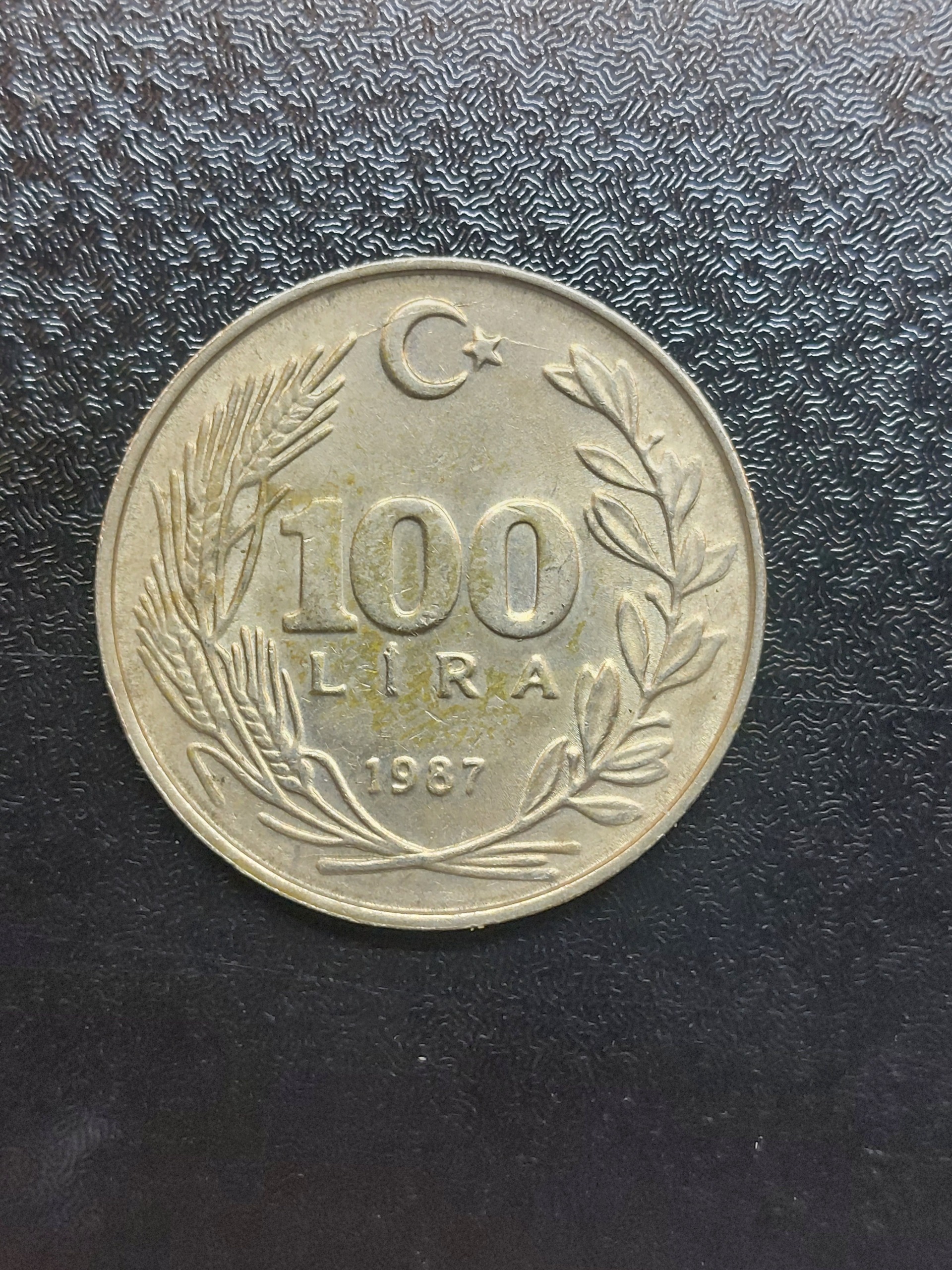 سکه 100 لیره ترکیه (1987)