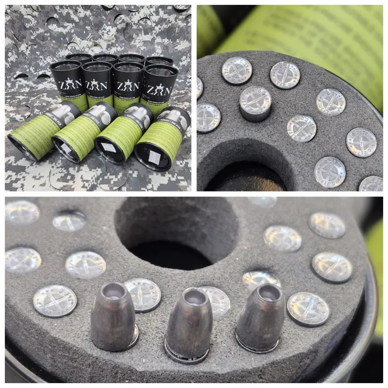 ساچمه اسلاگ تفنگ بادی برند ZRN وزن 25 گرین