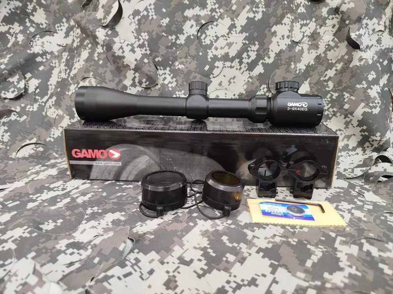 دوربین تفنگ بادی گامو 3-9_40 چراغ دار