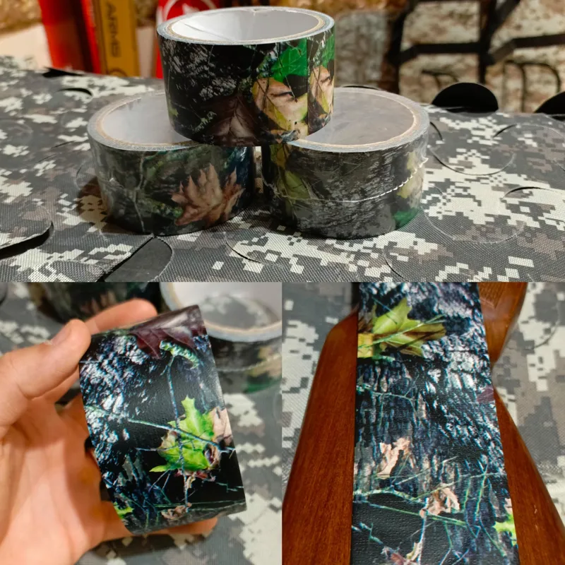 چسب استتار تفنگ طرح شاخ و برگی