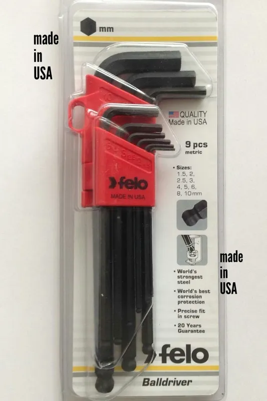 ست 9 عددی از 1/5mm تا 10mm سرگردآمریکایی فلو