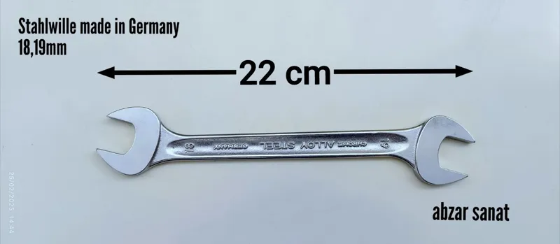 آچار تخت 18و19 اشتایویل آلمان
