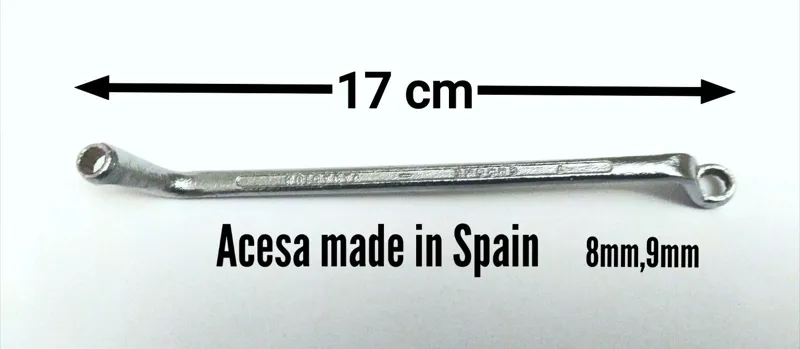آچار 8mm و9mm  دو سر رینگی آسزا اسپانیا