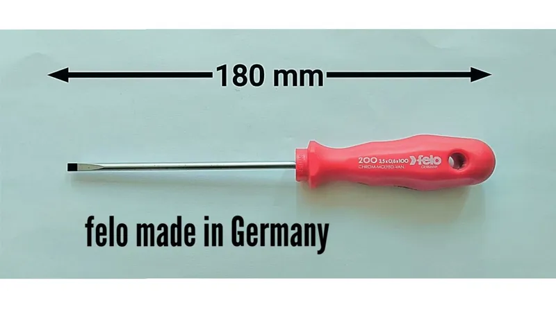 پیچ گوشتی 100x0/6x3/5 فلو آلمان