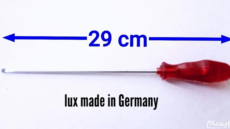 پیچ گوشتی دو سو 125x5.5 لاکس آلمان