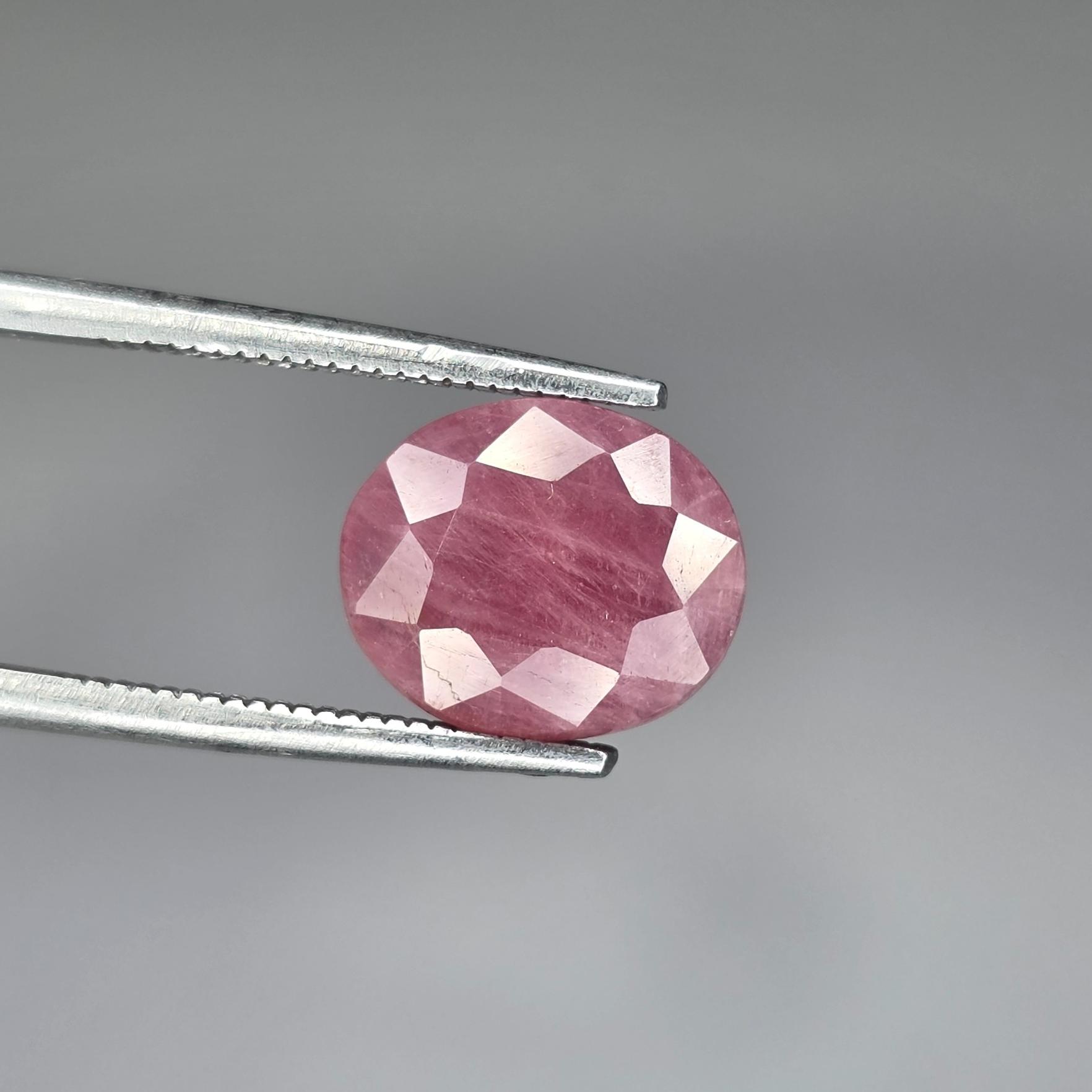 یاقوت سرخ شفاف و درشت برمه 100% معدنی