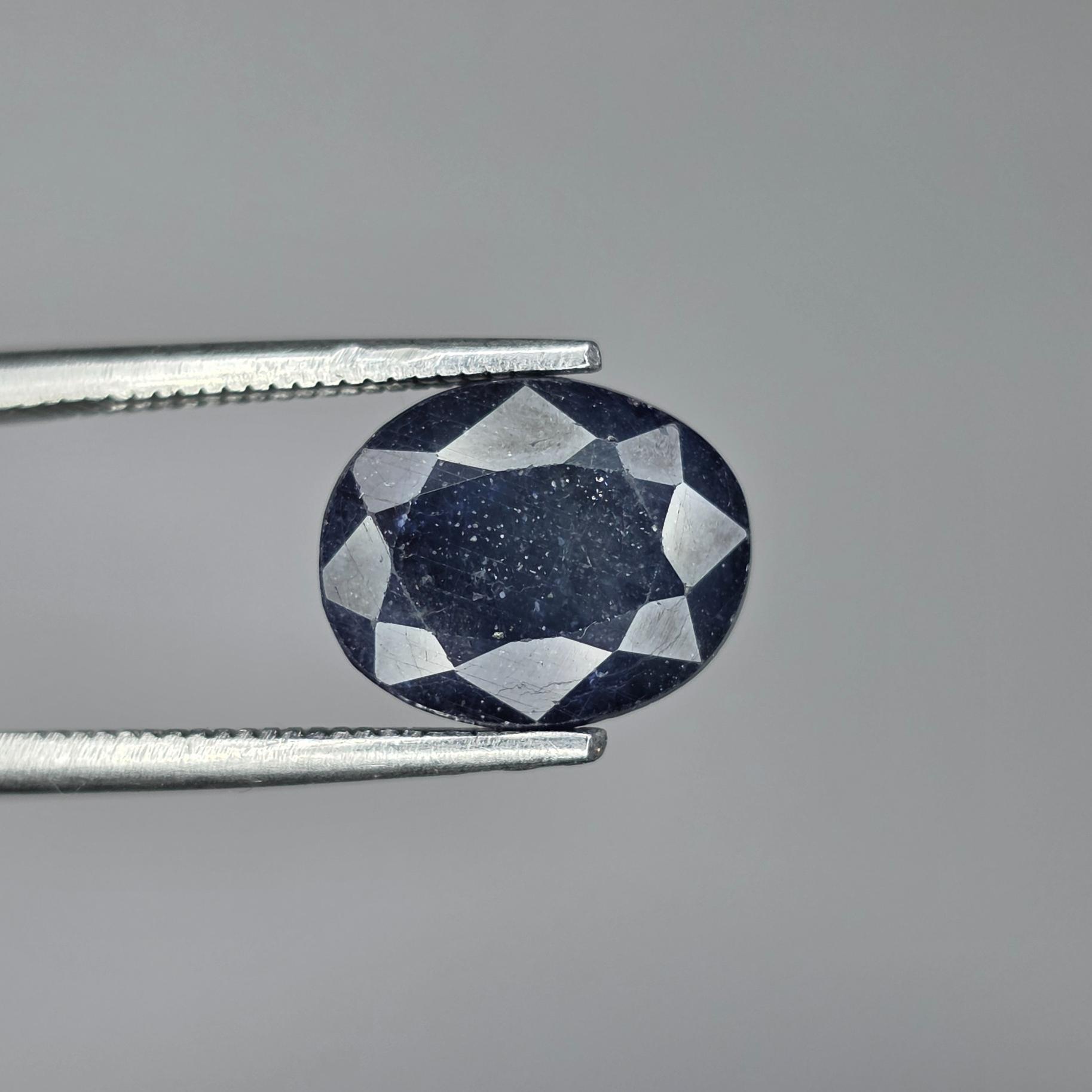 یاقوت کبود عالی و شفاف برمه 100% معدنی ناب