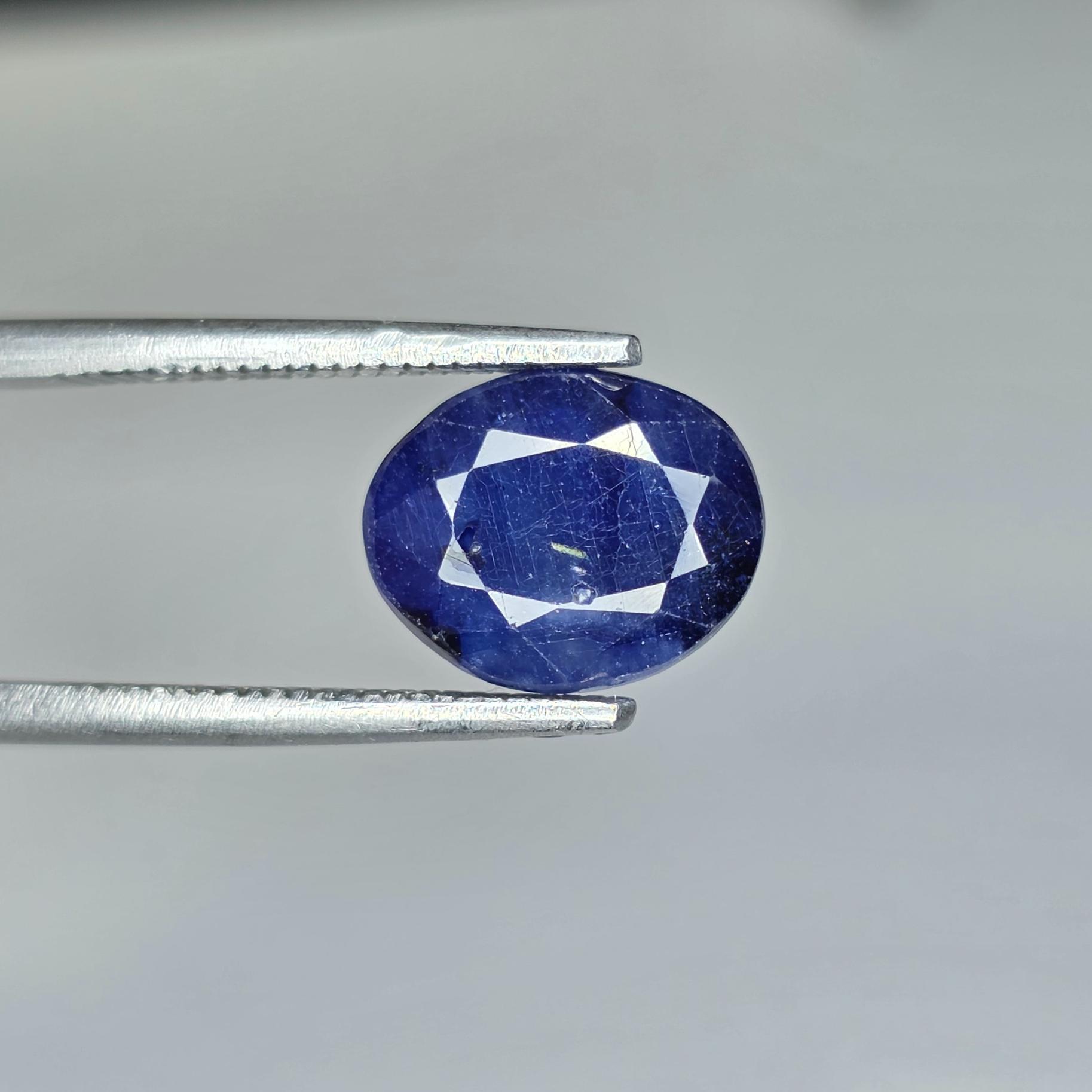 یاقوت کبود عالی و شفاف برمه 100% معدنی ناب