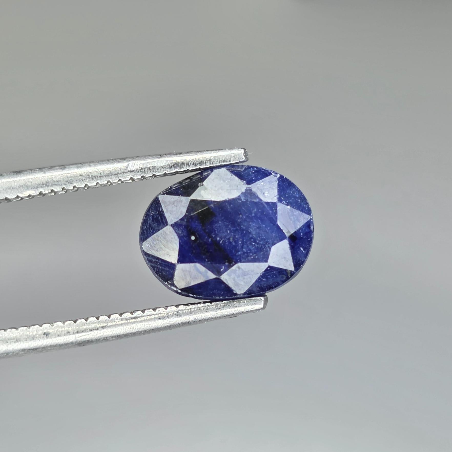 یاقوت کبود عالی و شفاف برمه 100% معدنی ناب