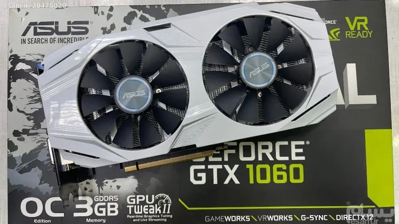 ASUS DUAL GTX 1060 3GB OC