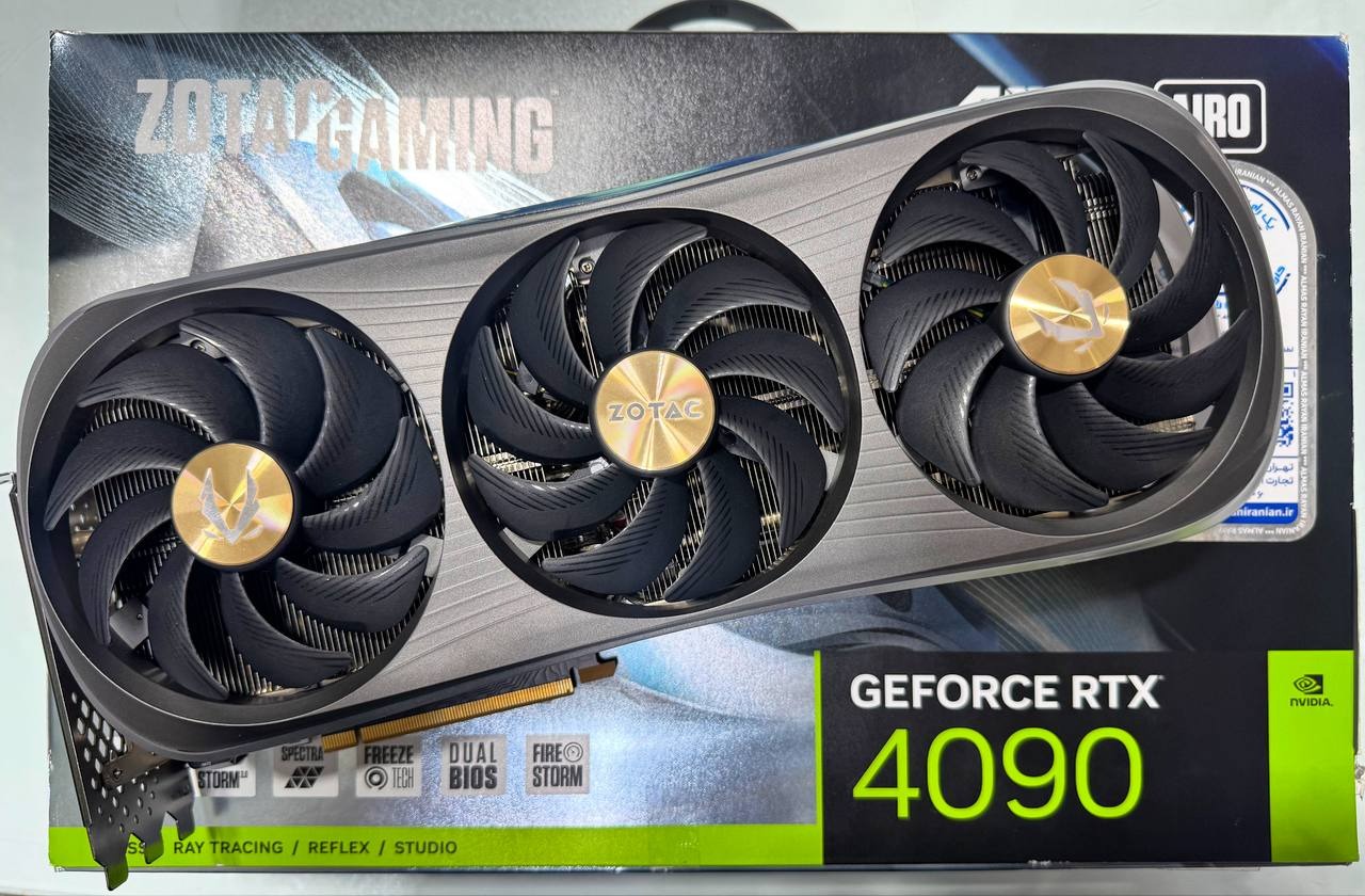 کارت گرافیک ZOTAC AMP EXTREME AIRO RTX 4090 24GB