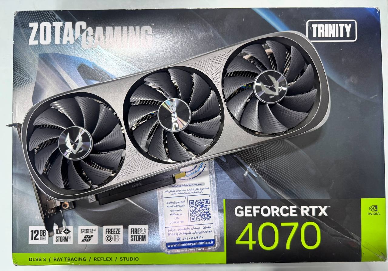 کارت گرافیک ZOTAC TRINITY RTX 4070 12GB