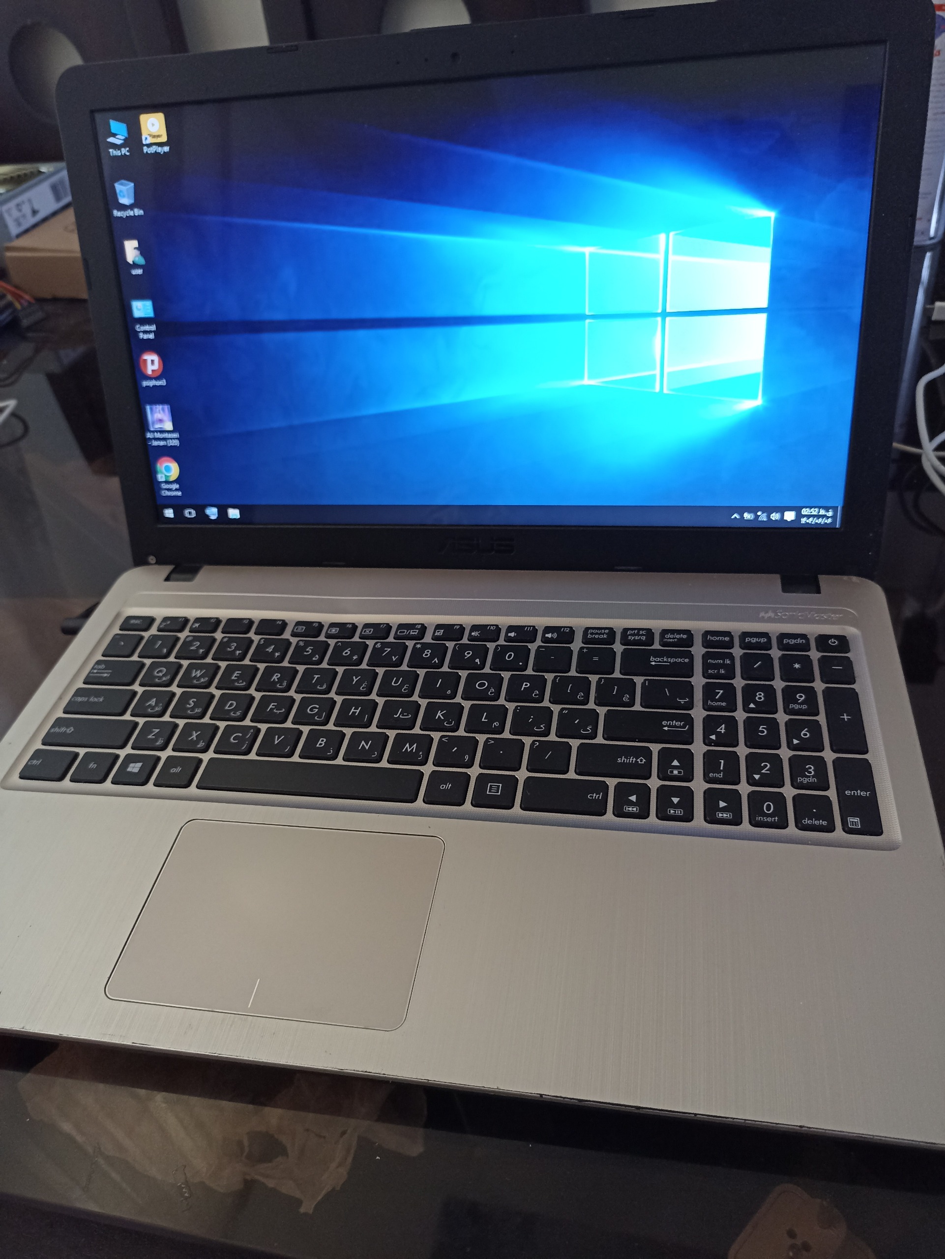 ایسوس X543طلایی   سالم و کاربردی