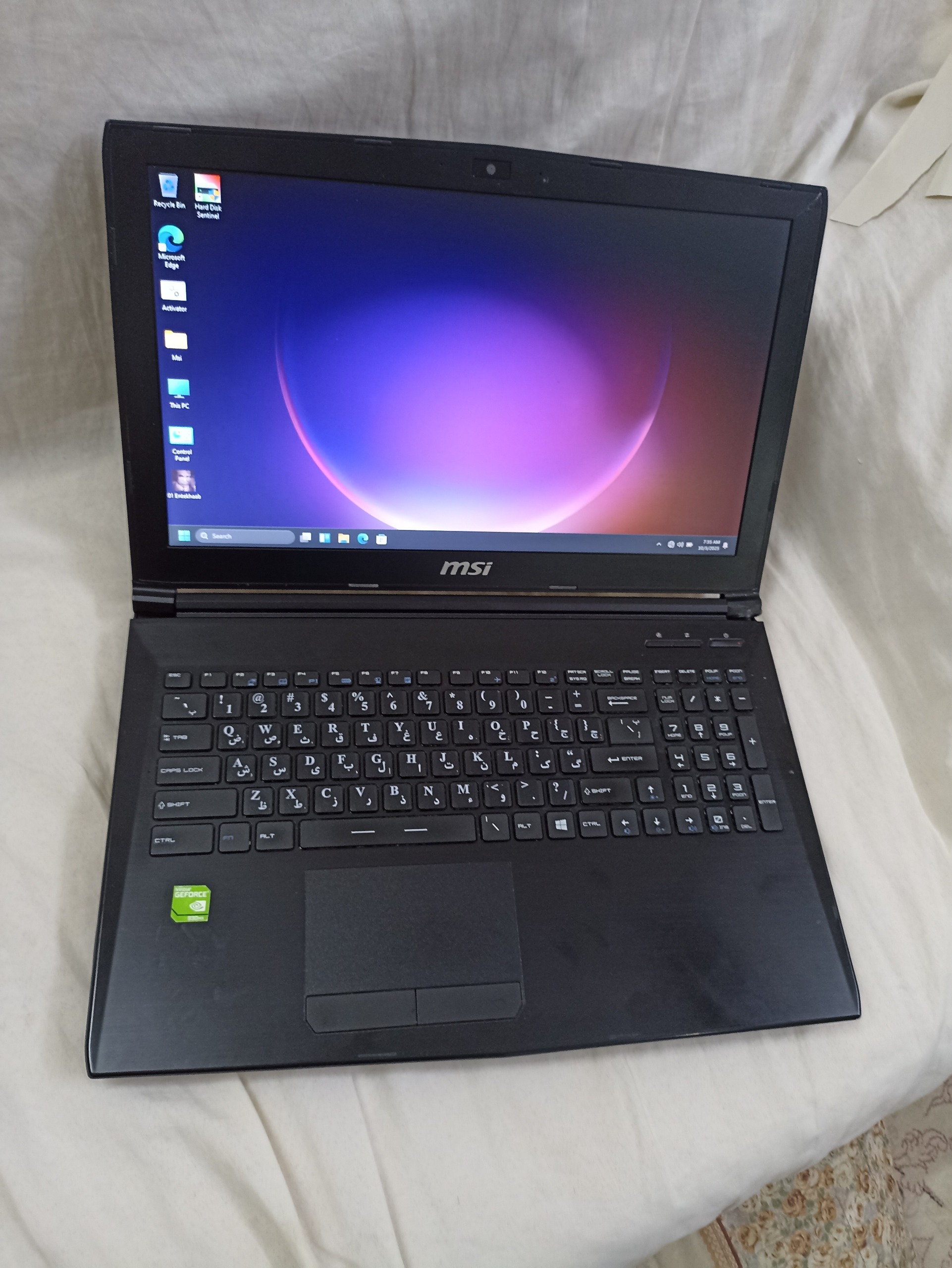 لپ تاپ Msi  model Ms -16J7
