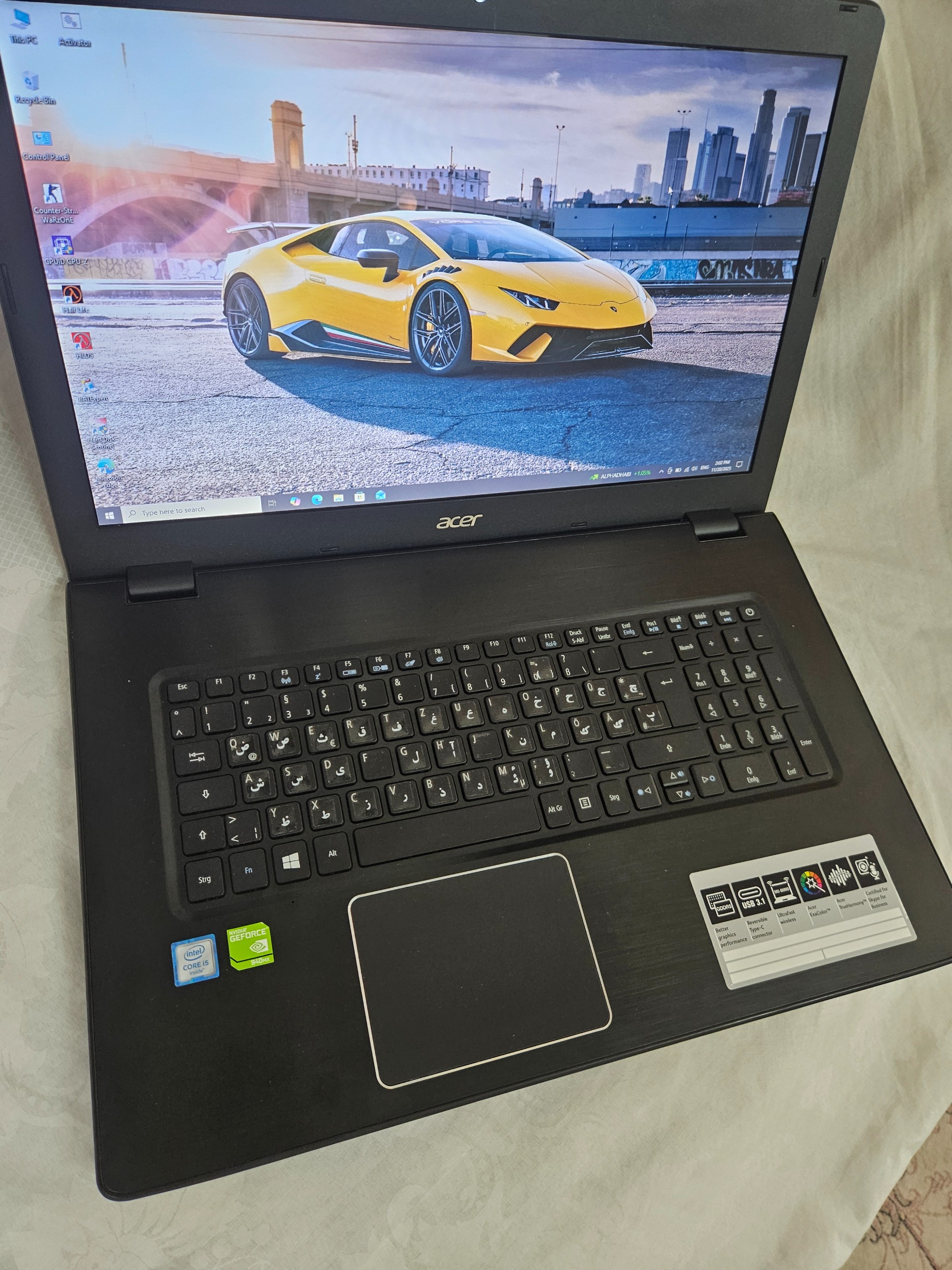 ایسر سری E5 گرافیک 2 Geforce سایز 17 اینچ