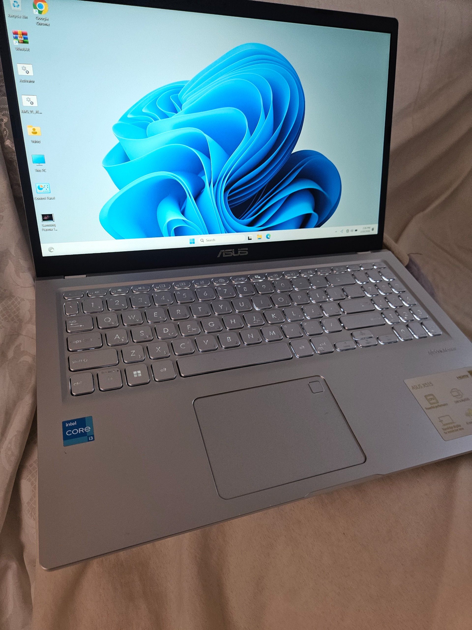 Asus VivoBook R565 نسل 11 کارتن شارژر اصلی