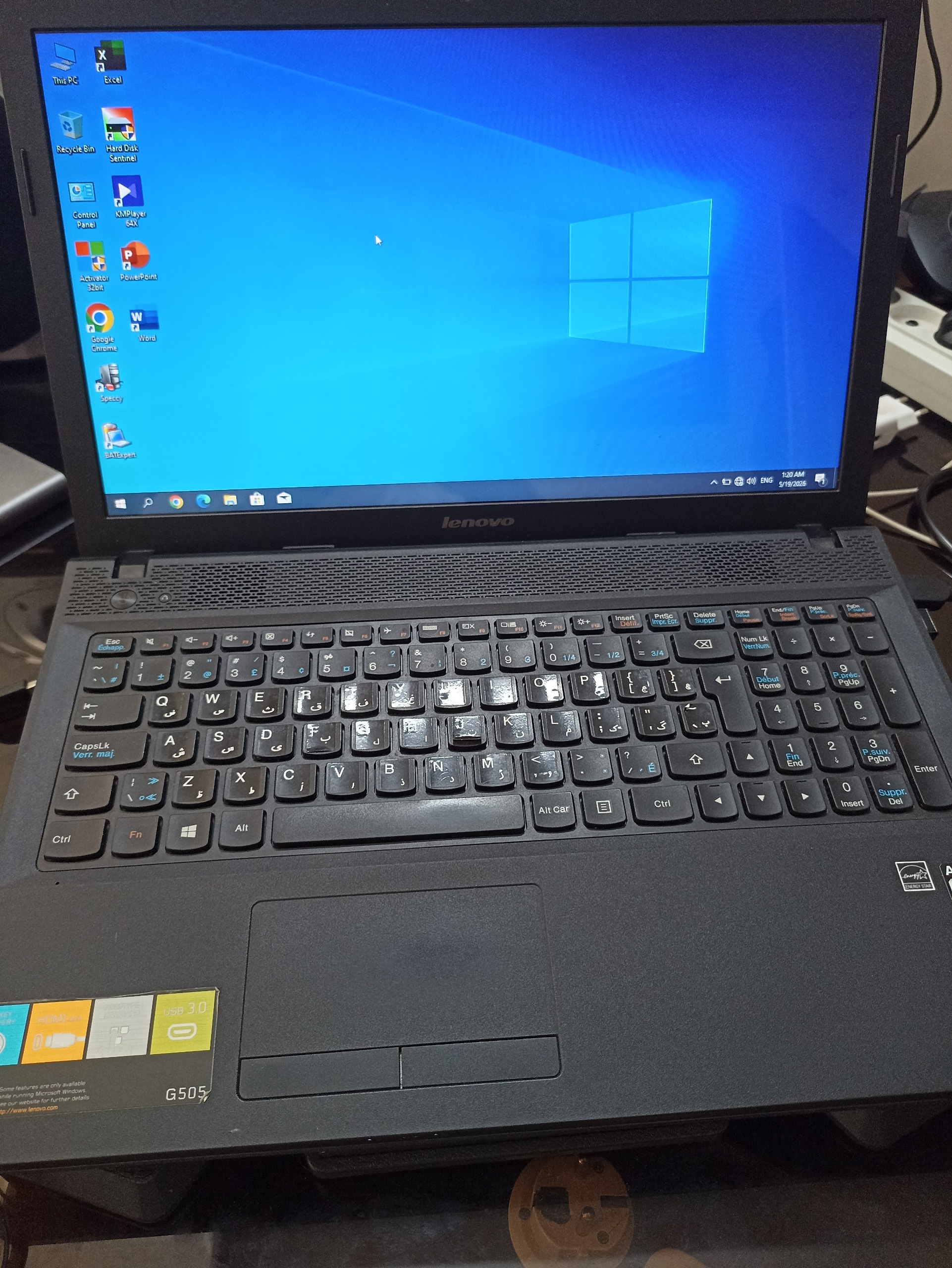 لنوو سری g505 با شارژر اصلی
