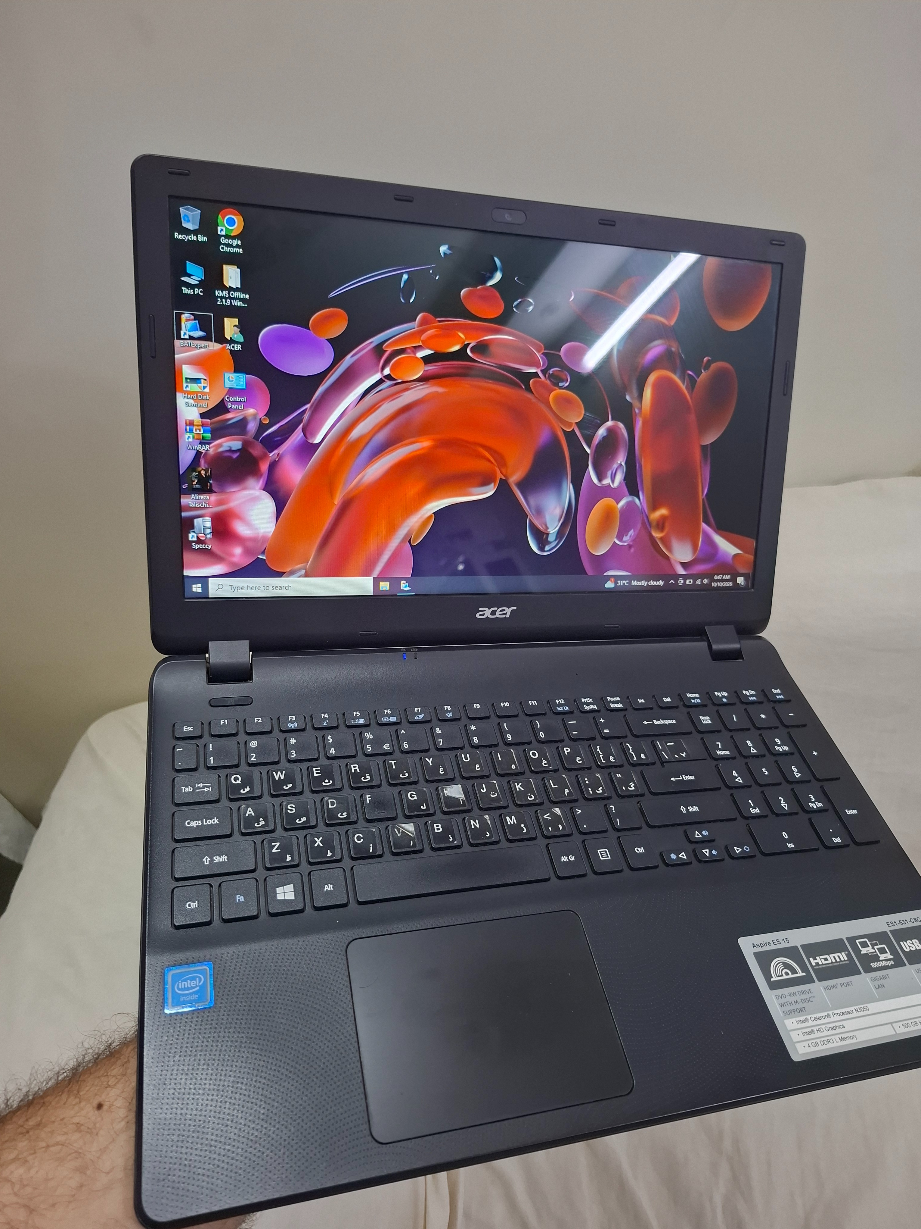 Acer es1_531 در حد ssd نو