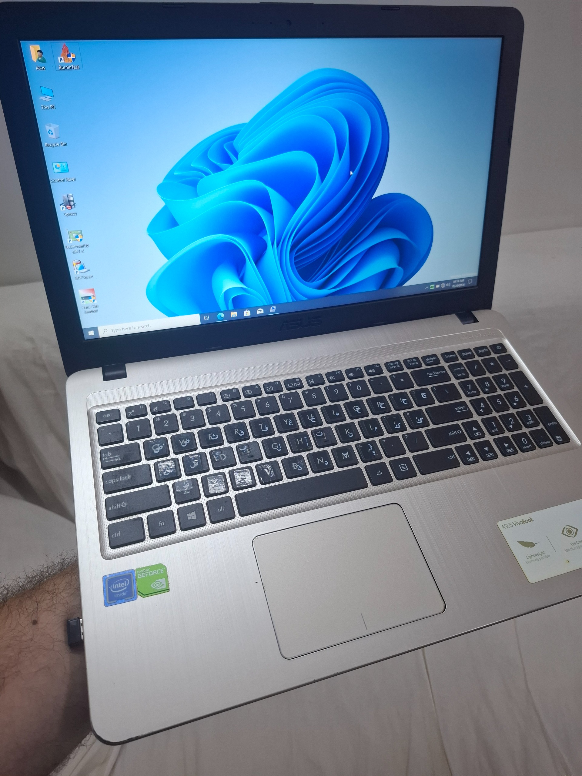 Asus vivobook X540 گرافیک Nvidia Geforce mx