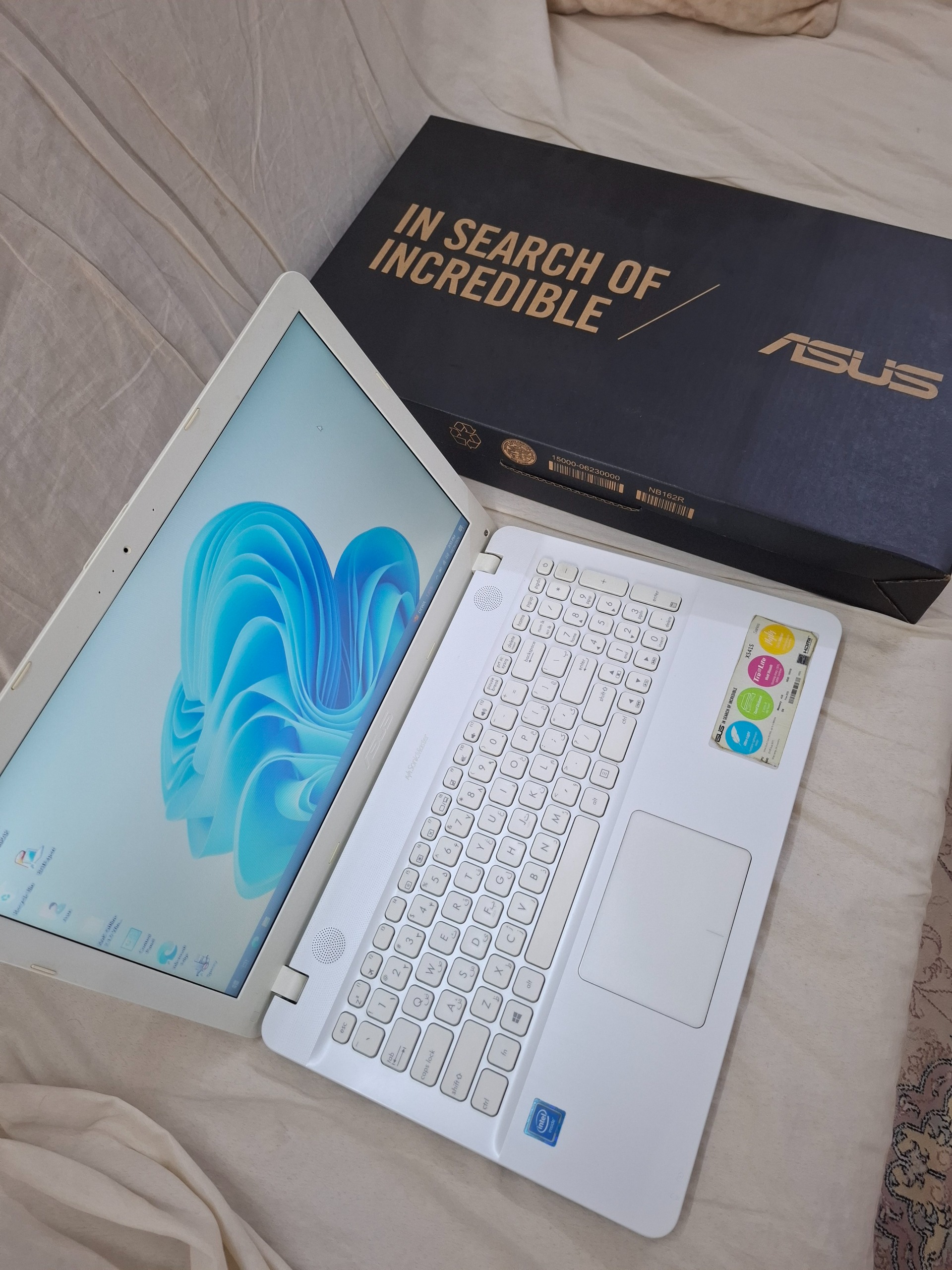Asus vivobook x541 s کارتن شارژر سفید صدفی