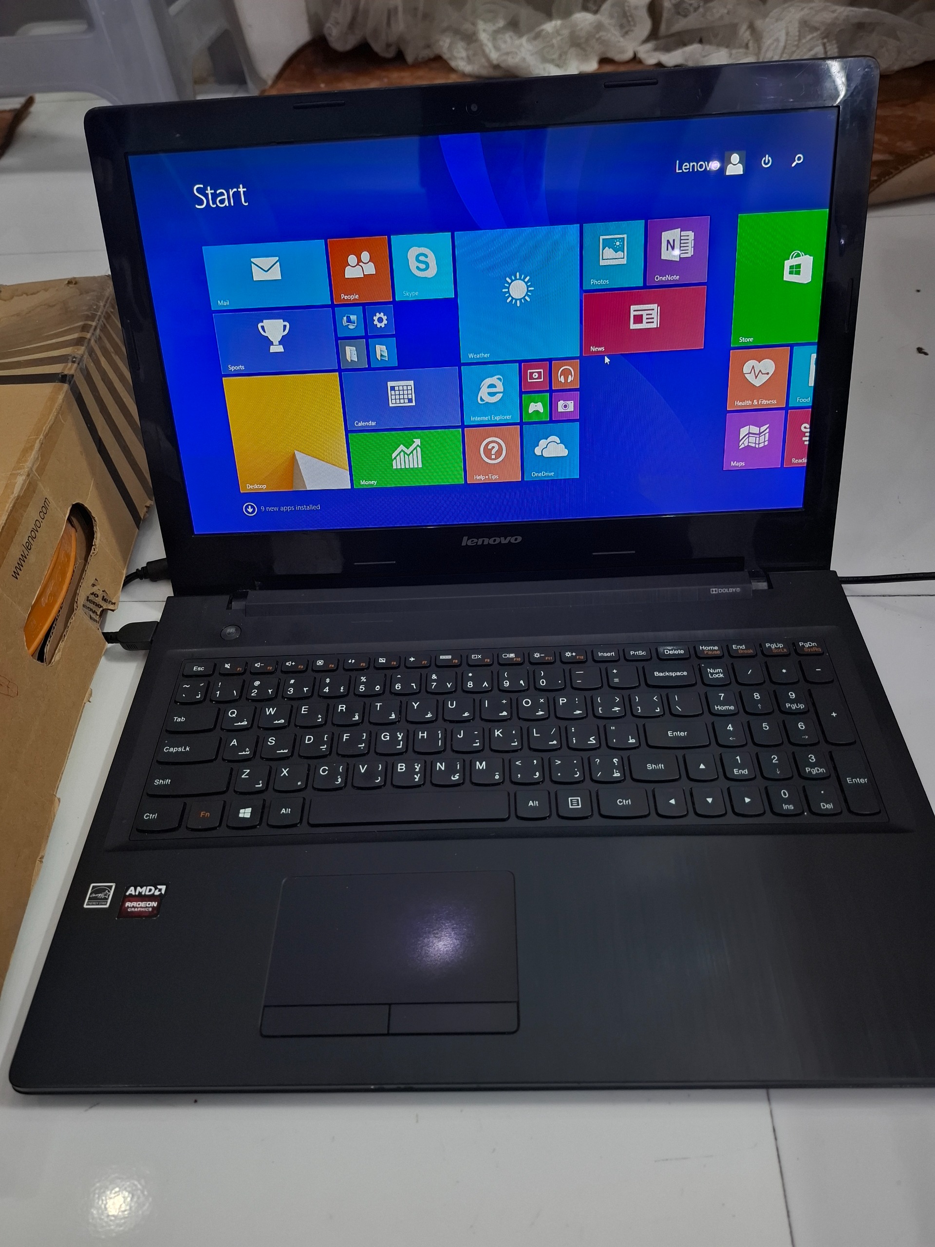 Lenovo g50 80 گرافیک Radeon
