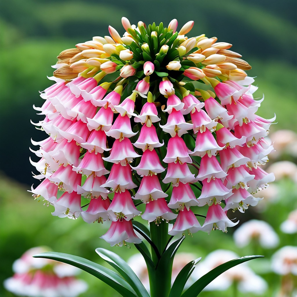 5 عدد بذر گل زنگوله صورتی - Pink Bell Lily