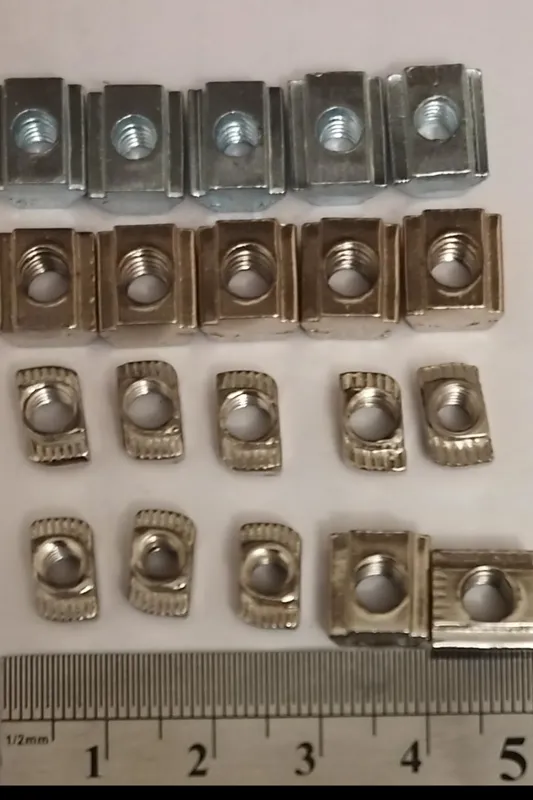 بیست عدد مهره تی تخت اسلت 6