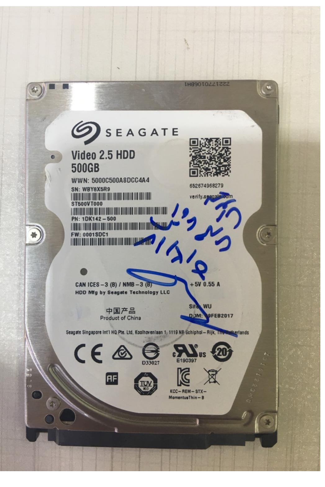 هارد 500 گیگ سیگیت اسلیم