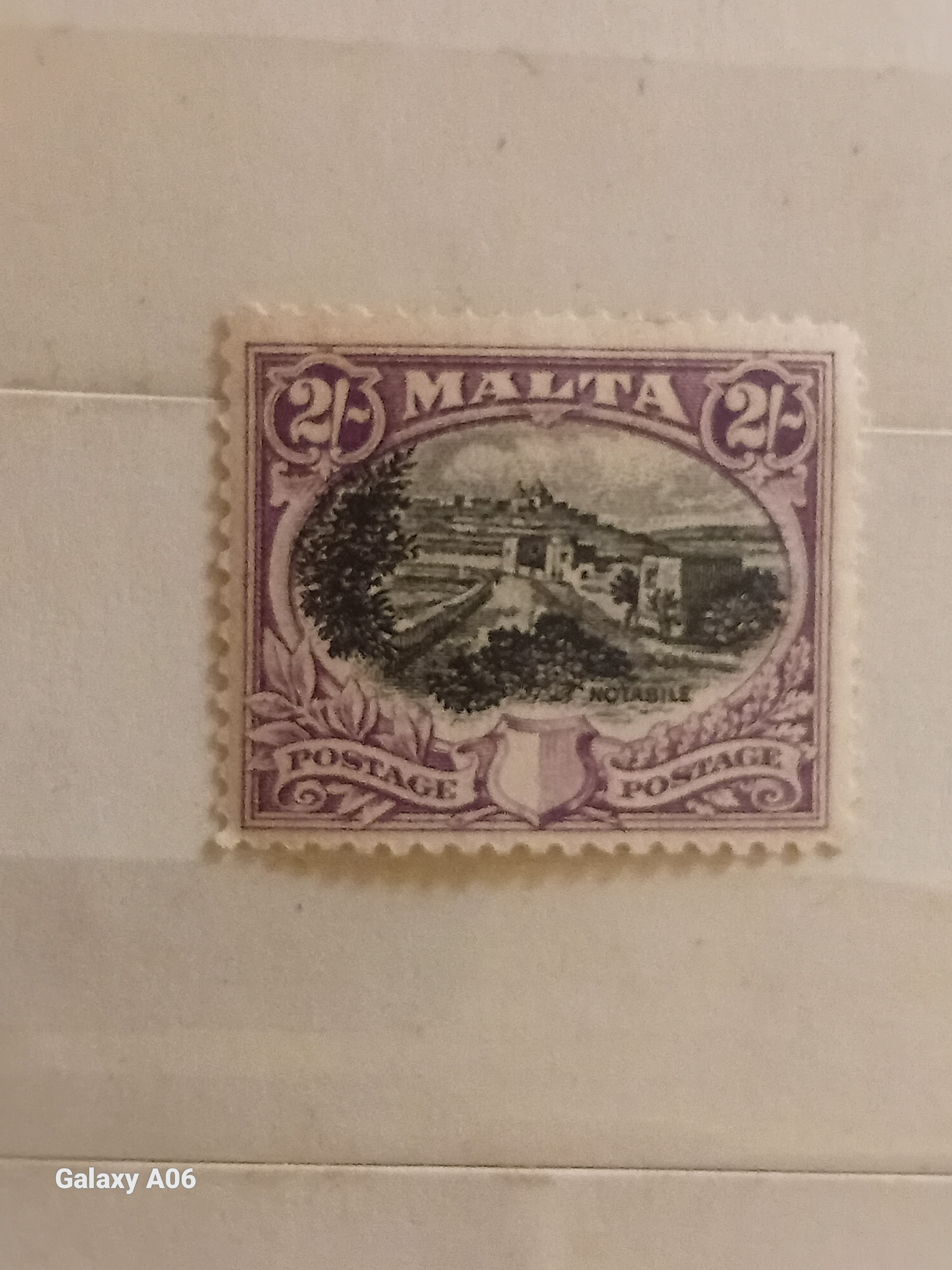 تمبر کلاسیک  مالت. بی باطل و قدیمی.بسیار کمیاب!!