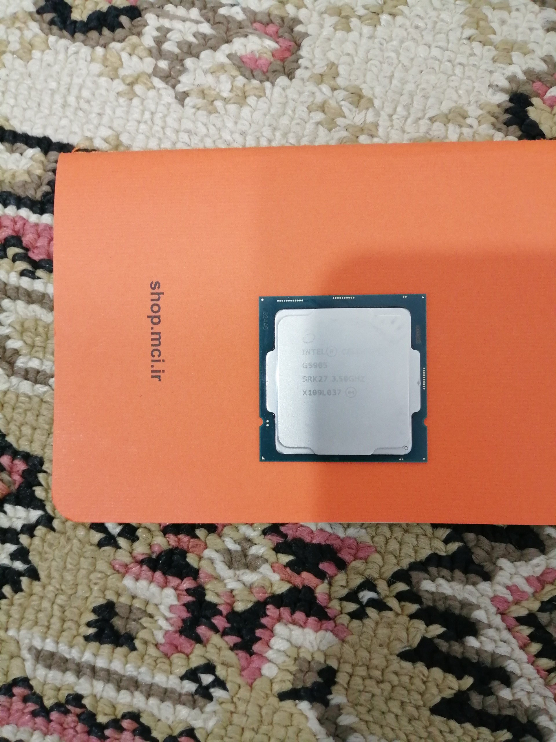 پردازنده اینتل مدل Celeron G5905، در حد نو