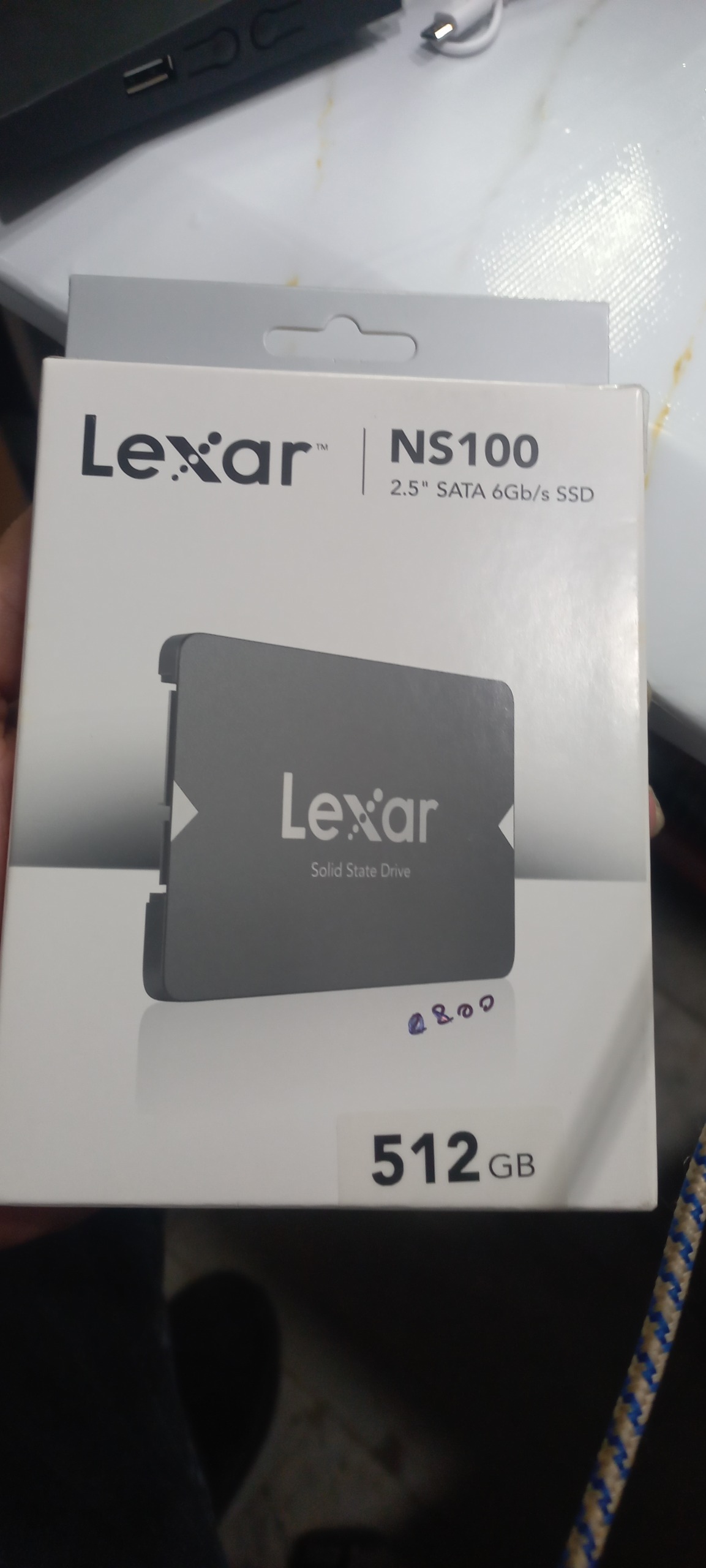 ssd 512 lexar ns 100 نو