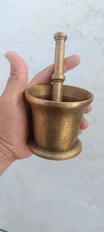 هاون قهوه کوب برنجی