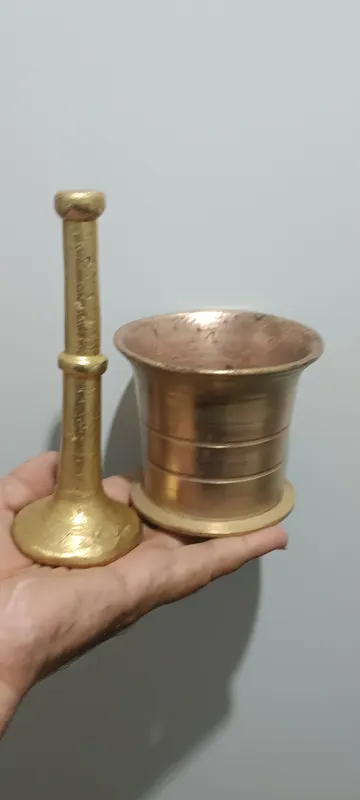 هاون برنجی قدیمی