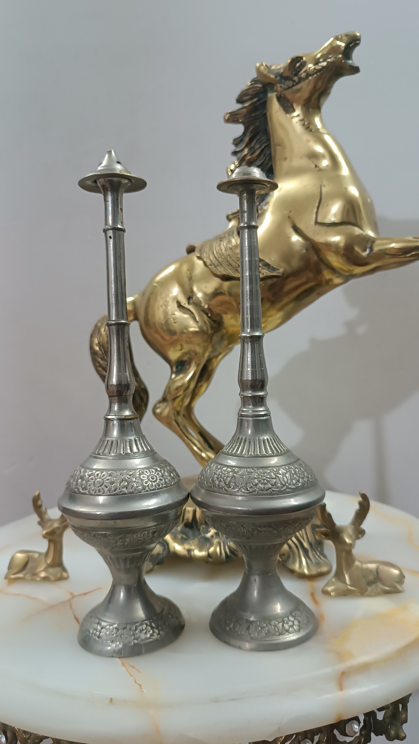  گلاب پاش برنجی قدیمی
