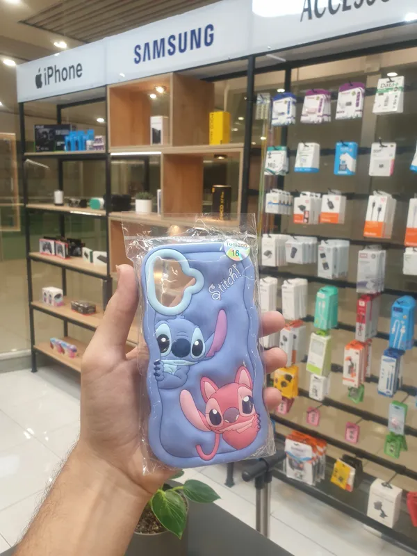 قاب گوشی ایفون 16 iphone طرح عروسکی برجسته stitech