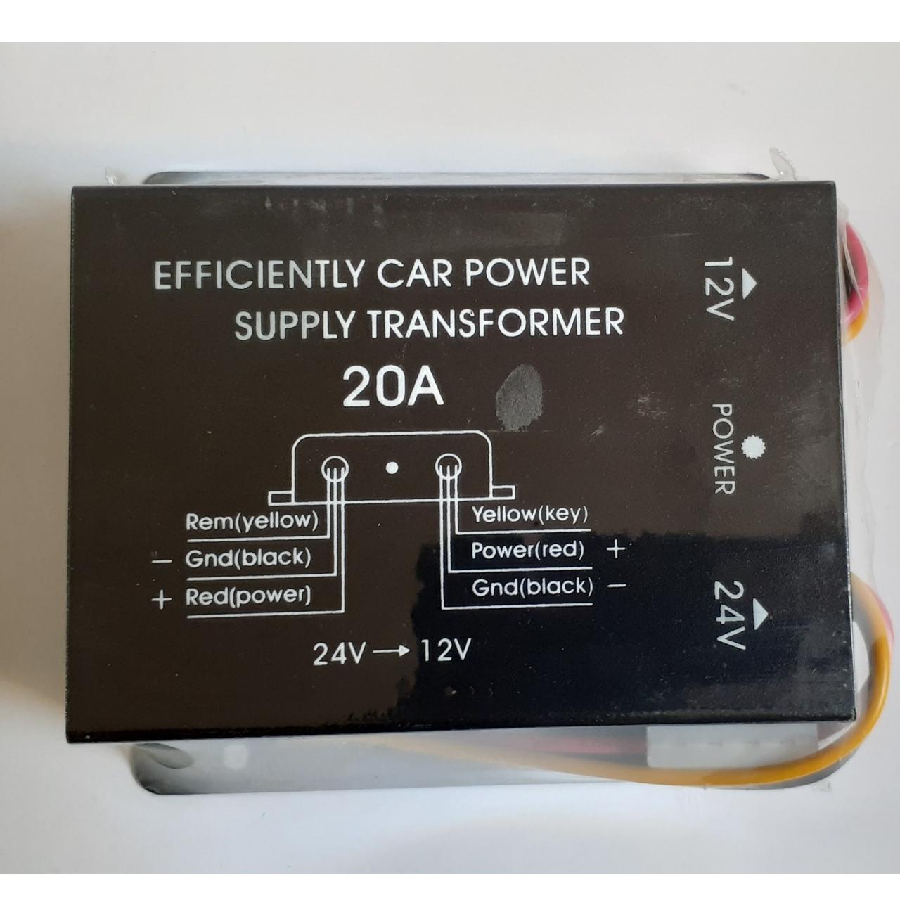 کانورتر برق خودرو 24V To 12V 20A