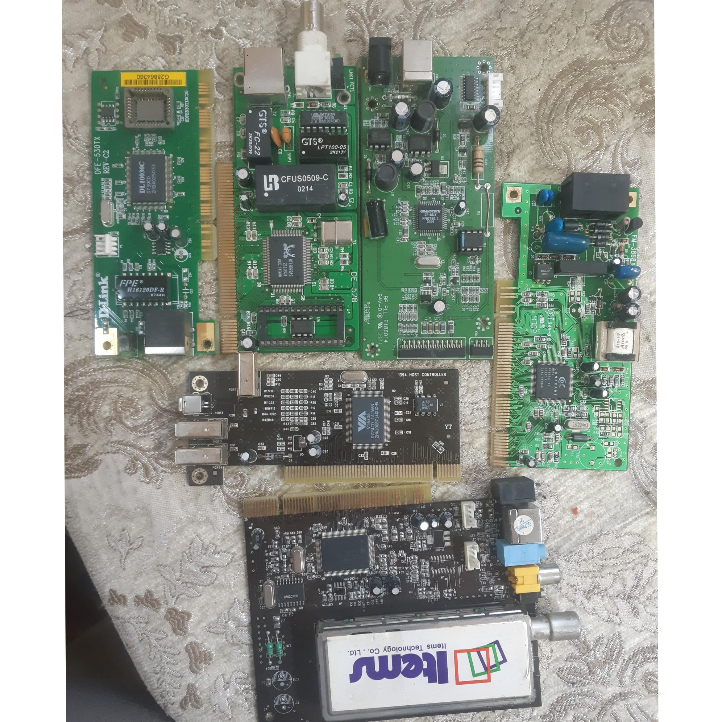 قطعات کامپیوتر طبق عکس