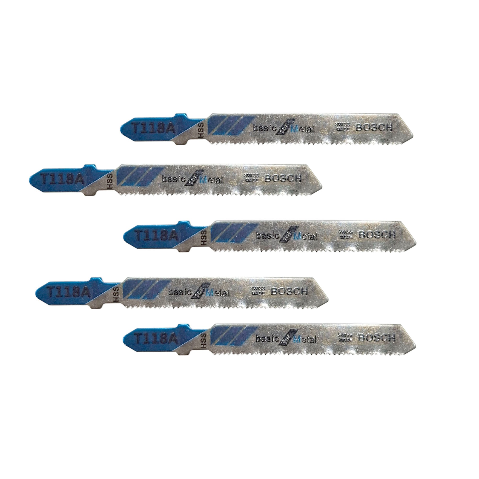 تیغ اره عمودبر آهن بوش مدل T118A مجموعه 5 عددی