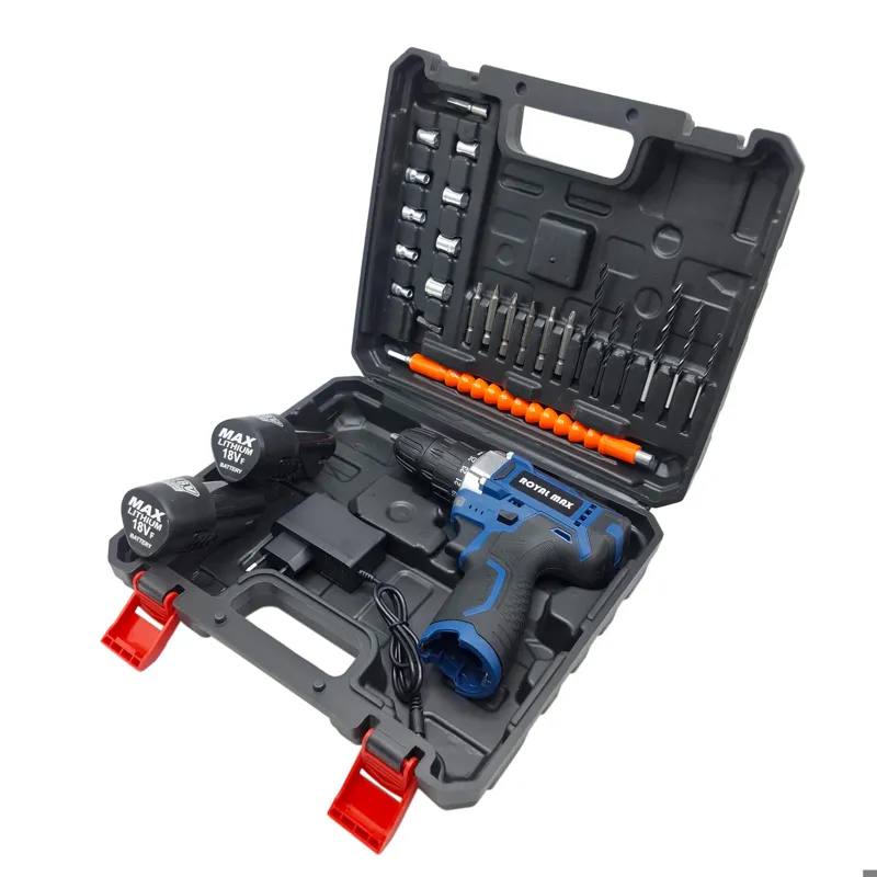 دریل پیچ گوشتی شارژی صنعتی رویال مکس مدل 18V کد 2