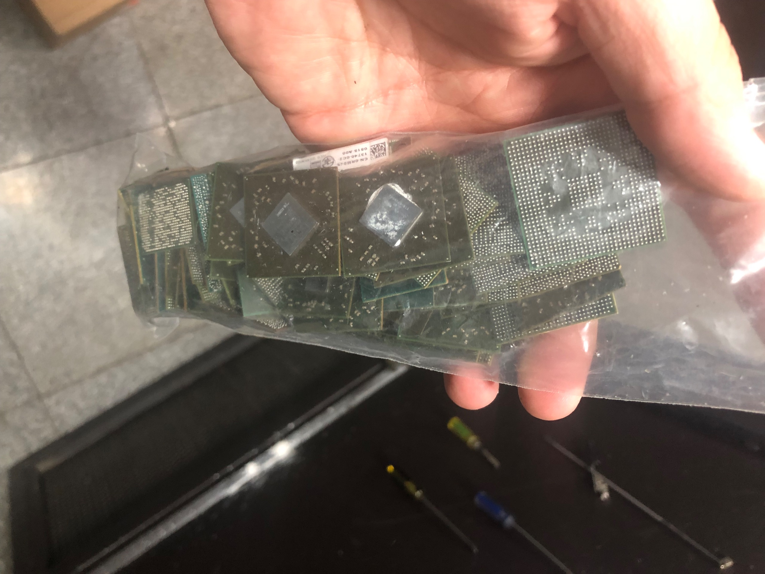 چیپ سوخته ضایعات