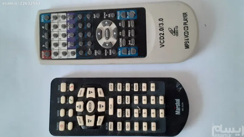 ریموت کنترل فقط مشکی برای سی دی خوان
