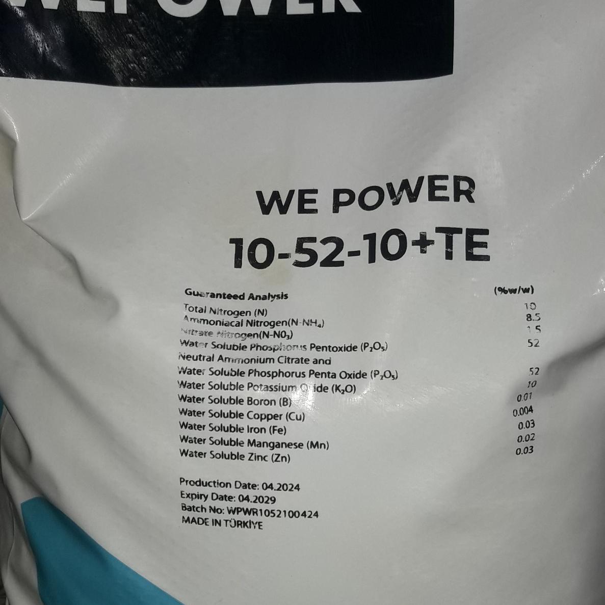  کود فسفر بالا 10-52-10 وِبا ترکیه webba