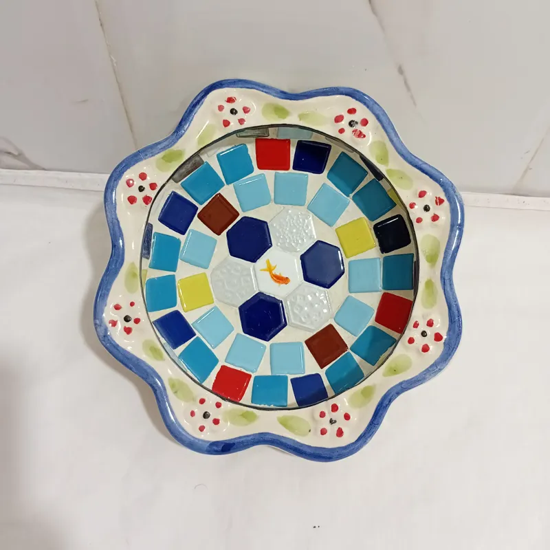 حوض ماهی سرامیکی کاشی کاری شده طبق تصاویر