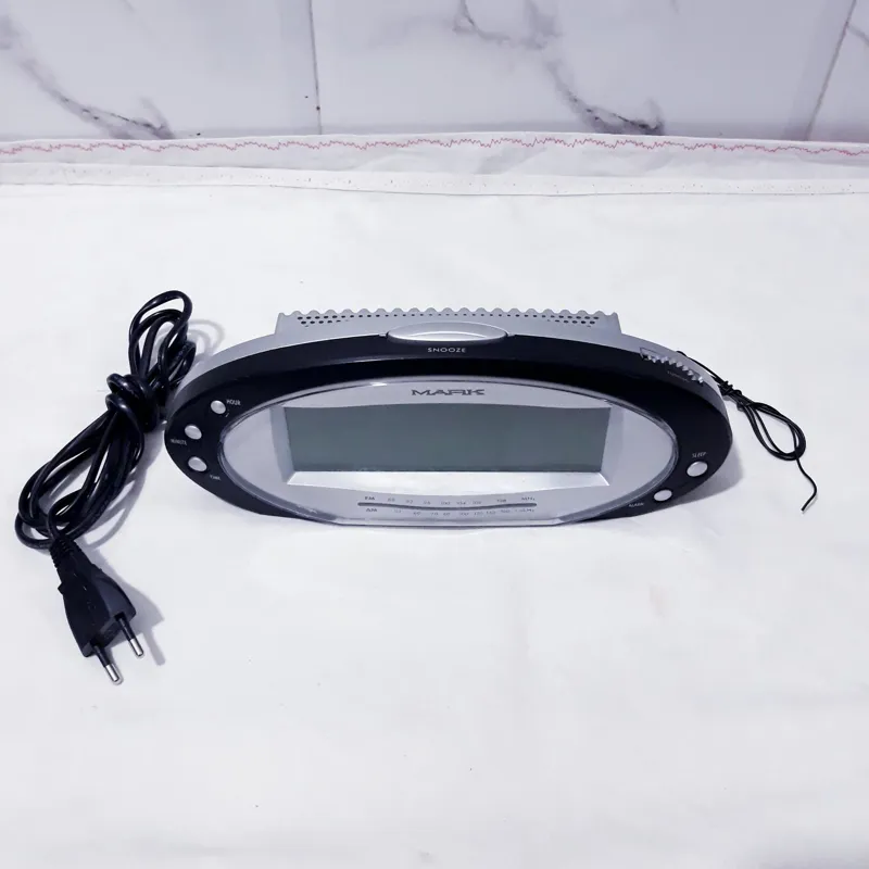 ساعت رومیزی برق مستقیم زنگ دار رادیو طبق تصاویر