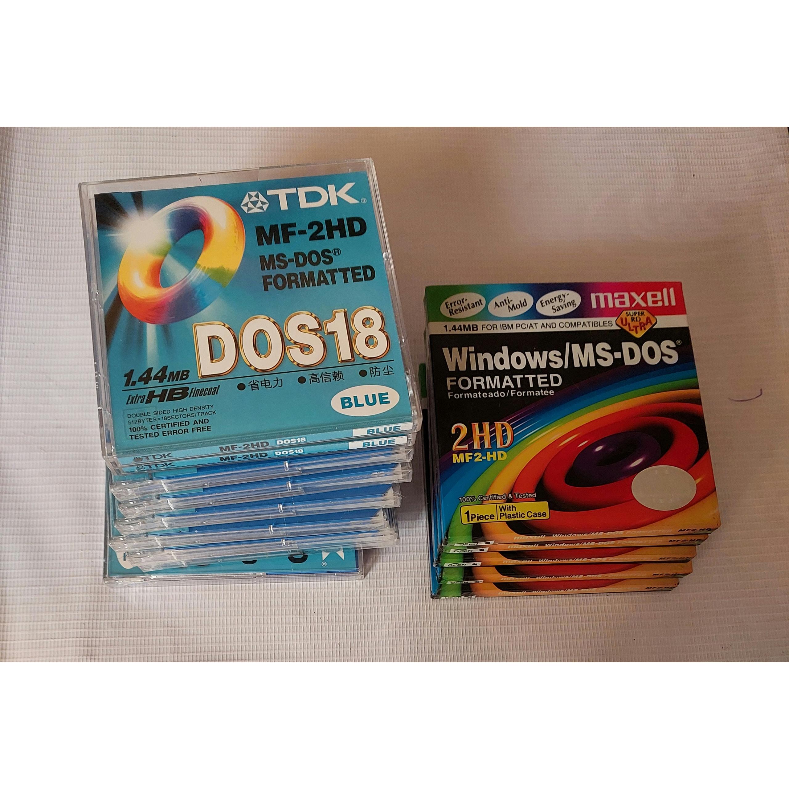 فلاپی دیسک TDK ساخت آمریکا و Maxell (مالزی)