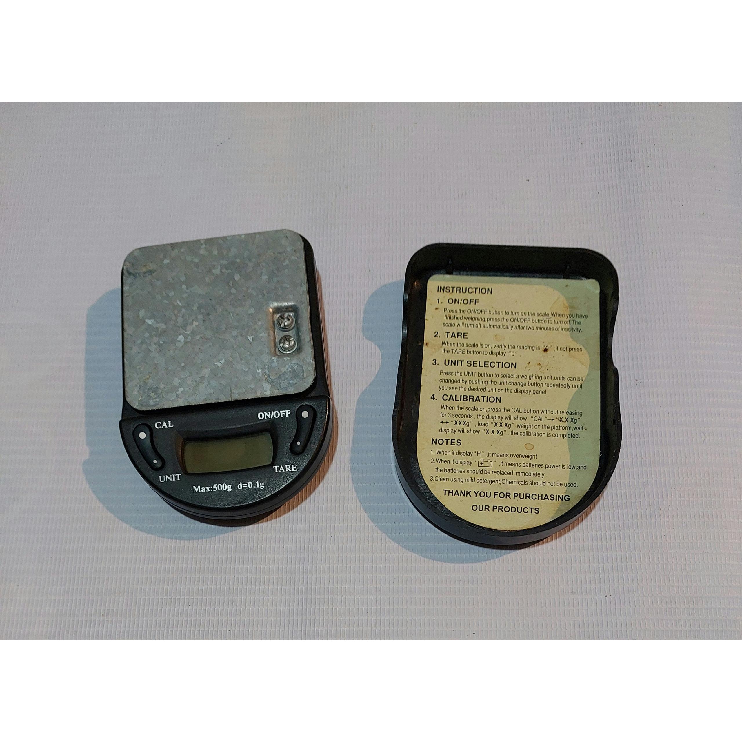 ترازو دیجیتال 500 گرمی (دقت 0.1 گرم)